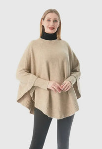 RESTOCKED Kennedy Sweater Cape - One Size