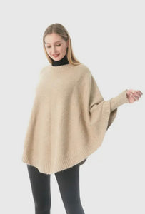 RESTOCKED Kennedy Sweater Cape - One Size
