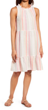 Load image into Gallery viewer, Caroline Multi-stripe Ruffle Dress
