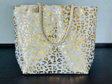 Load image into Gallery viewer, Metallic Leopard Tote
